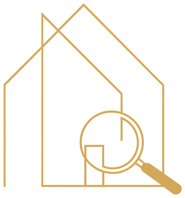 Logo SEMA — maison et loupe